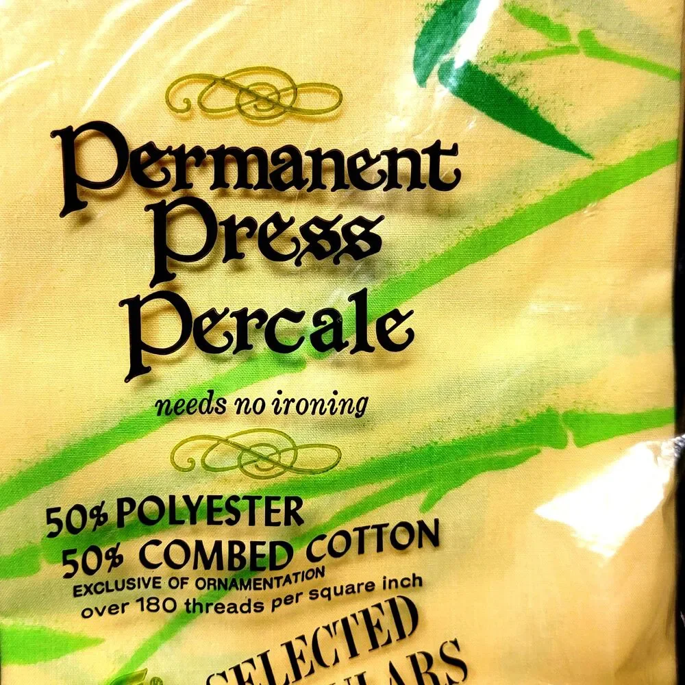 West Point Pepperell Permanent Press Percale Irregulars Standard Pillowcases NEW
